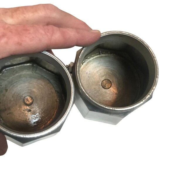 Bialetti Moka Express Stovetop Coffee Maker Set Of 3: Two 3-Cup & One 6-Cup Alum - Picture 3 of 10